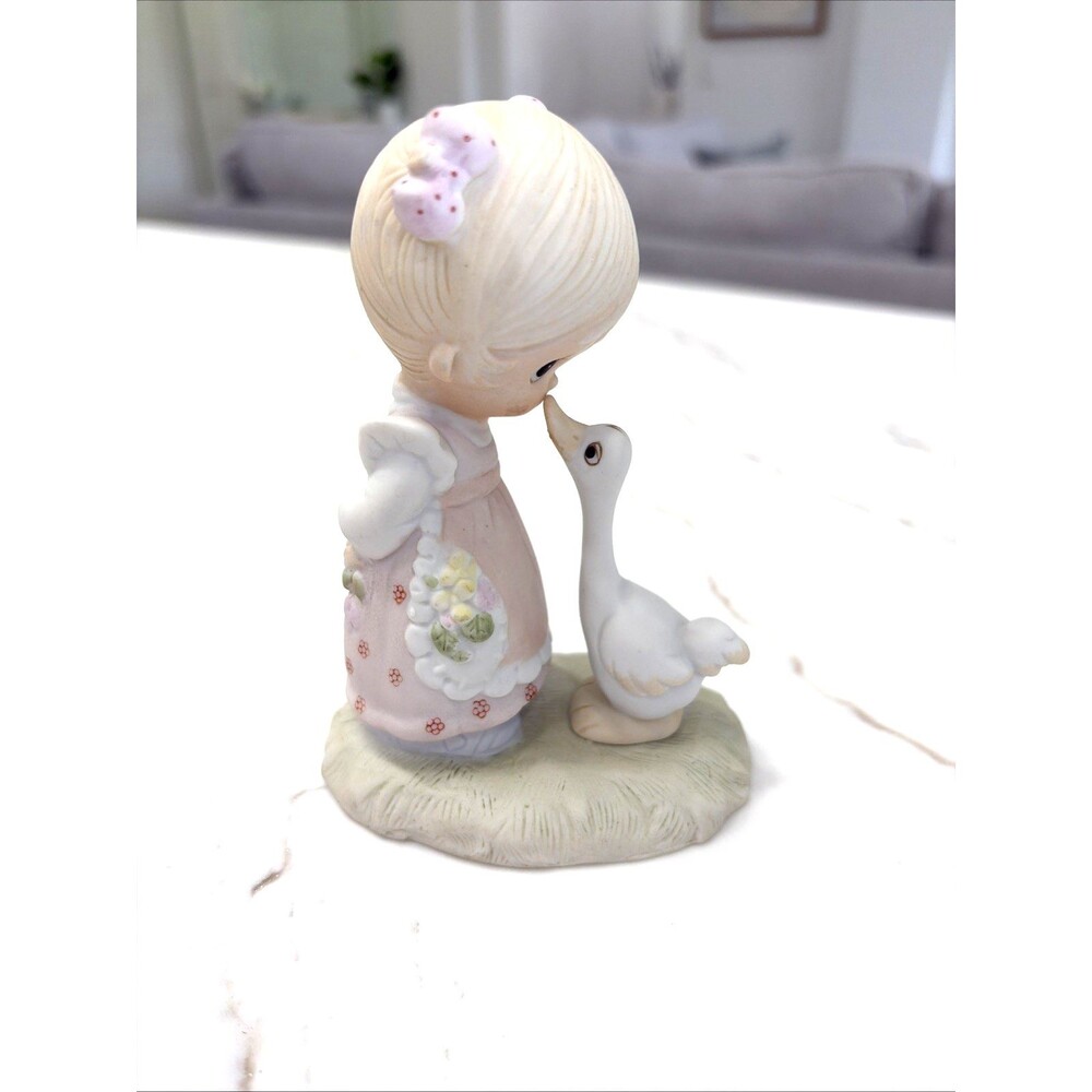 Enesco Precious Moments Make a Joyful Noise Figurine 1978 Jonathan & David Girl…